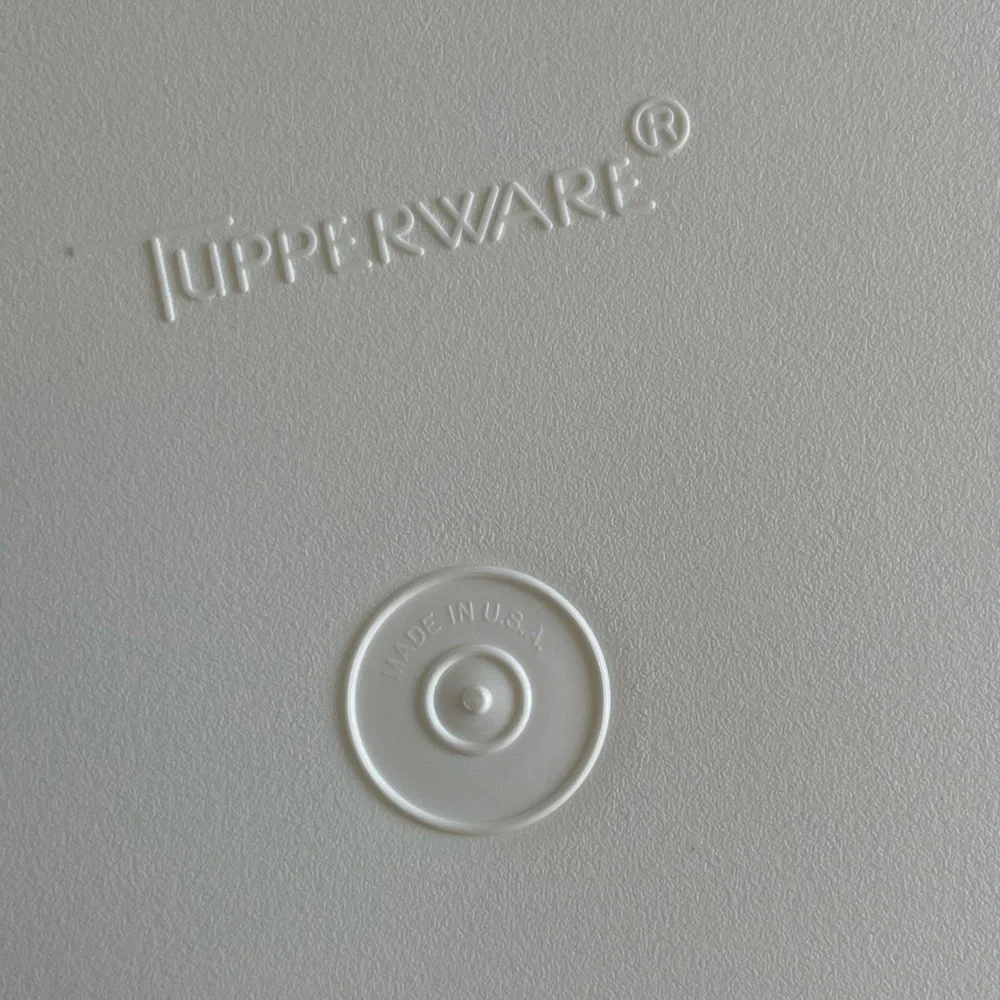 (8) Vintage Tupperware Slotted Food Lunch Dinner Trays - Picture 6 of 9